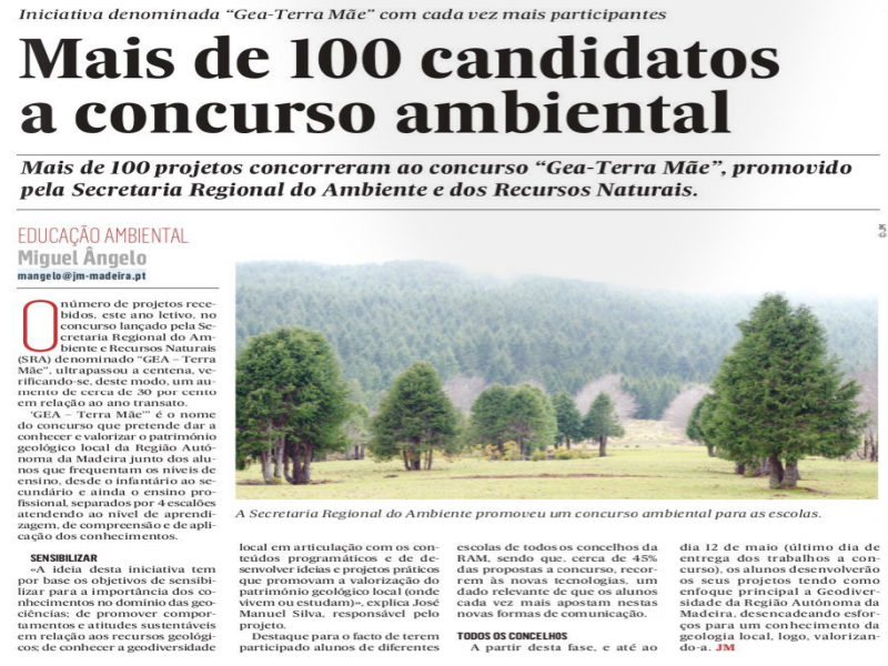 2017-02-07 - "Mais de 100 candidatos a concurso ambiental" (Jornal da Madeira)
