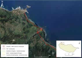Localização geográfica no ortofotomapa - PM03 