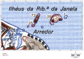 Mapa2 Escoada Foz Ribeira da Janela