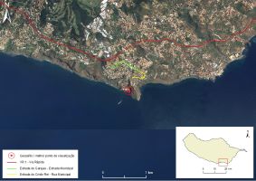 Localização geográfica no ortofotomapa - SC01