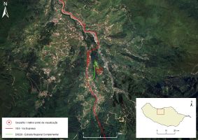 Localização geográfica no ortofotomapa - SV01