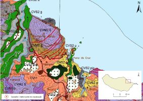Extrato da carta geológica da ilha da Madeira, folha b - M07