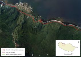 Localização geográfica no ortofotomapa - PM05